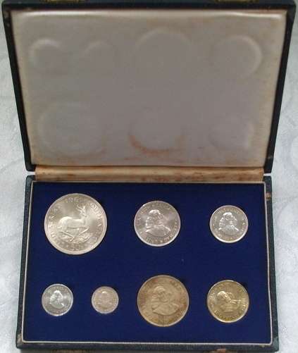 R S A 1961 SHORT PROOF SET "BLUE S.A.M. BOX"
