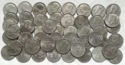UNITED STATES HALF DOLLAR MIX LOT (50 COINS) $25