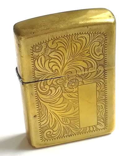 VINTAGE BRASS ZIPPO LIGHTER