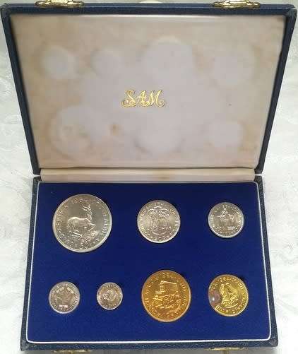 R S A  1964 SHORT PROOF SET S.A.M. BLUE BOX