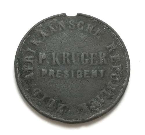 Z.A.R. PAUL KRUGER MEDAL/TOKEN **P KRUGER PRESIDENT** 27MM