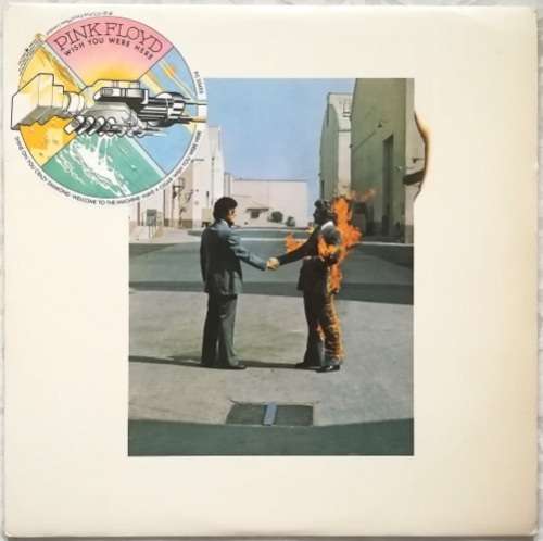 PINK FLOYD WISH YOU WERE HERE 1975 COLUMBIA STEREO PC33453 VINYL LP VG+