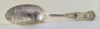 STERLING SILVER TEASPOON SALT LAKE CITY UTAH " EAGLE LAKE" 14.6 GRAMS