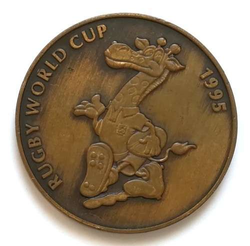 RUGBY WORLD CUP 1995 S.A. TOKEN/MEDALLION 38MM