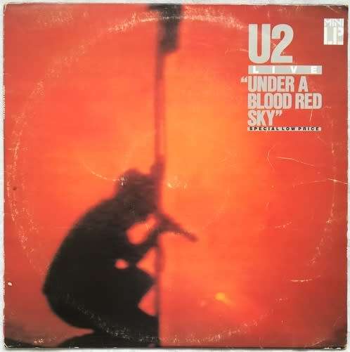 U2 - UNDER A BLOOD RED SKY - ILPH1003 1984 VINYL LP VG-
