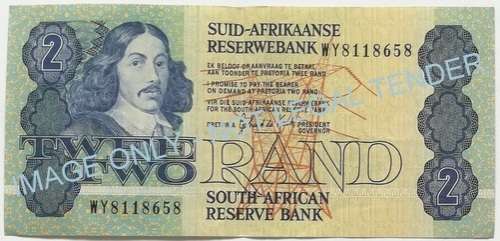 GPC DE KOCH  1983 2 RAND **REPLACEMENT NOTE** 3RD ISSUE