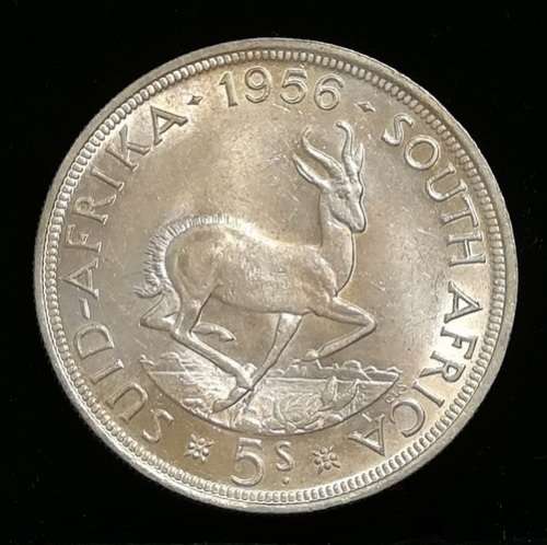 UNION 1956 5 SHILLINGS **EXCELLENT**