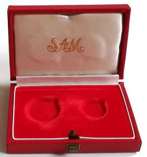 KRUGER RAND `1/10 - 1/4 OZ EMPTY S.A.M. RED BOX