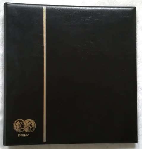 PRINCE COIN ALBUM - BINDER FILE + SLIPCASE + 8 CLEAR COIN PAGES
