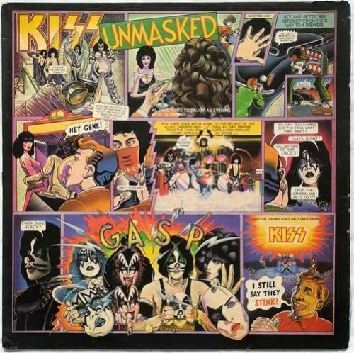 KISS - UNMASKED MERCURY STAR 5127 VINYL LP **SCRATCHED SIDE 1**  **PLAY FINE**