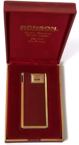 RONSON QUARTZ ELECTRONIC BUTANE LIGHTER **GOOD WORKING ORDER**