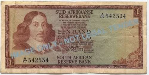 G RISSIK1 RAND 1966 2ND ISSUE