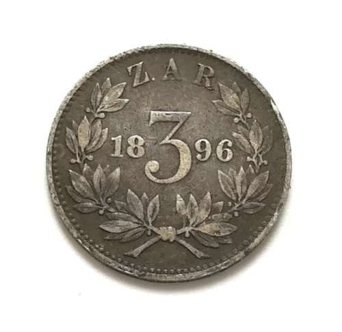 ZAR 1896 3 PENCE