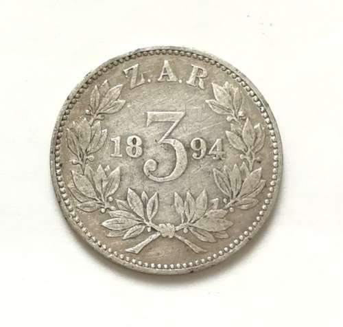 ZAR 1894 3 PENCE