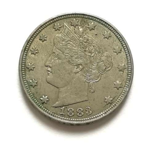 UNITED STATES 1883 LIBERTY 5 CENTS