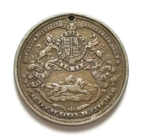 COLONY OF NATAL **SILVER** 1902 EDWARD V11 CORONATION MEDAL 28MM