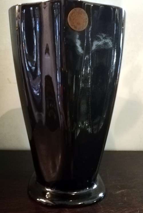 LUCIA WARE BLACK VASE 200 X 135 X 75 MM