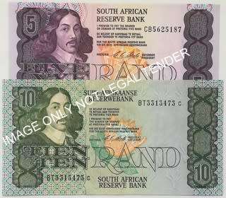 C L STALS 5 + 10 RAND EF (2 NOTES)