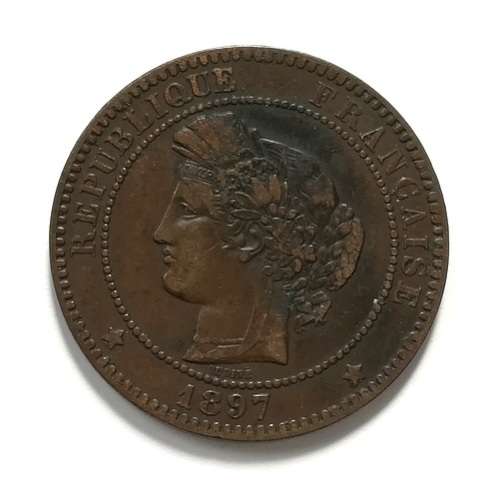 FRANCE 1897A 10 CENTIMES