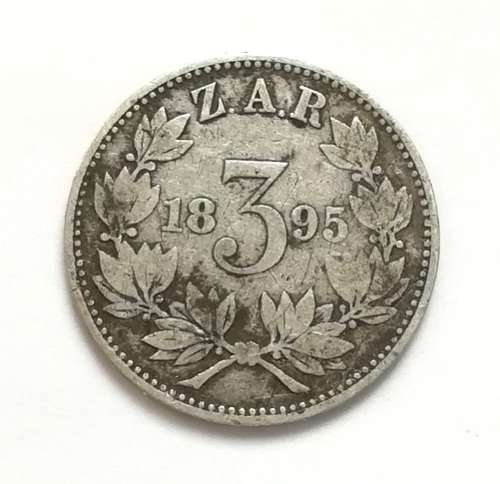 ZAR 1895 3 PENCE