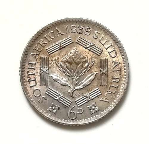 UNION 1938 6 PENCE