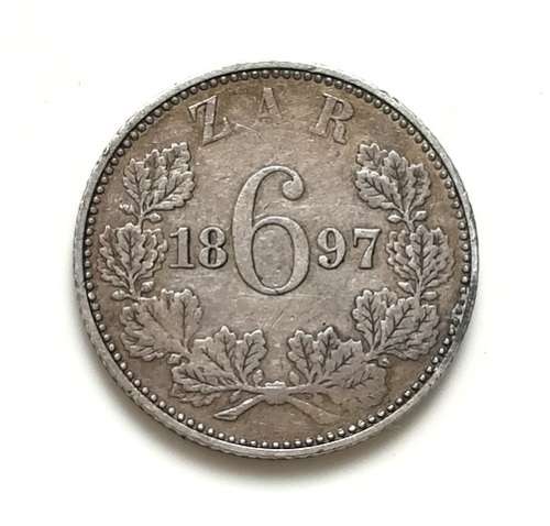 ZAR 1897 6 PENCE