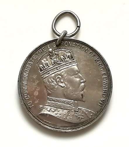 1902 EDWARD V11 SILVER CORONATION MEDAL "NATAL"28MM