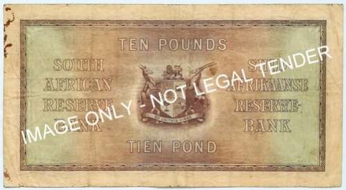 J POSTMUS 1943 TEN POUNDS **ONLY ISSUE**