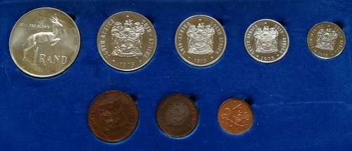 REPUBLIC 1975 PROOF SET S A M BLUE BOX