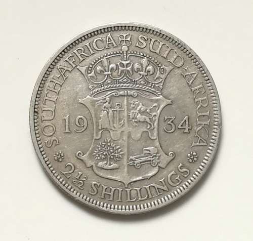 UNION 1934 2 1/2 SHILLINGS