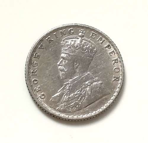 INDIA 1936 SILVER 1/4 RUPEE