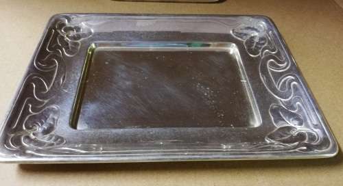 PAIR W M F ART NOUVEAU SARDINE SERVERS/DISHES - ORIGINAL GLASS **EXCELLENT** 220MM