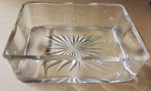 PAIR W M F ART NOUVEAU SARDINE SERVERS/DISHES - ORIGINAL GLASS **EXCELLENT** 220MM