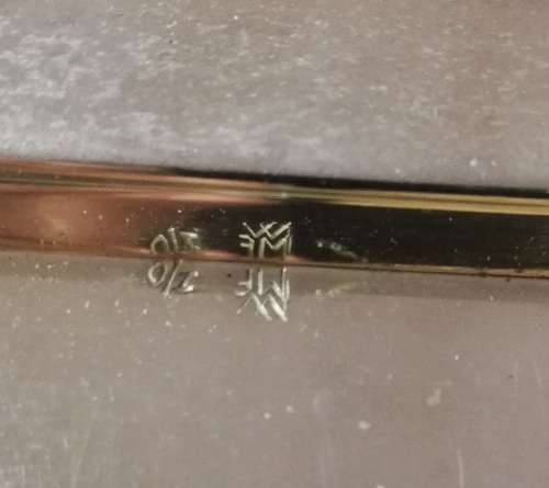 PAIR W M F ART NOUVEAU SARDINE SERVERS/DISHES - ORIGINAL GLASS **EXCELLENT** 220MM