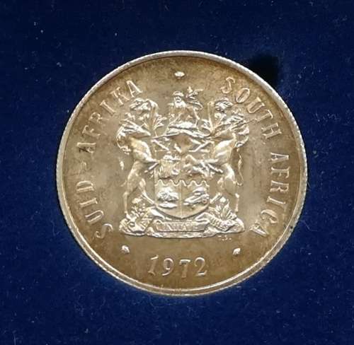 REPUBLIC 1972 **SILVER** 1 RAND S A M BOX PROOF