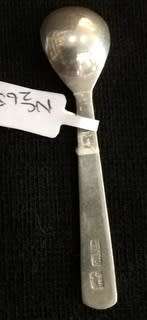 STERLING SILVER  MUSTARD SPOON 65MM
