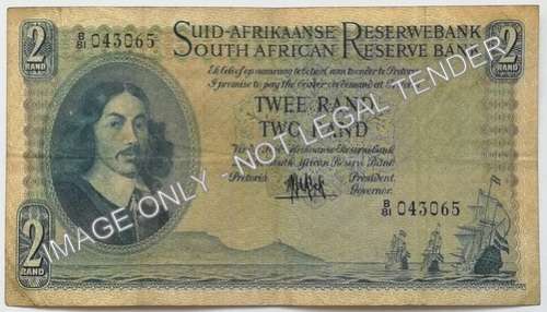 M H DE KOCK 2 RAND 1961