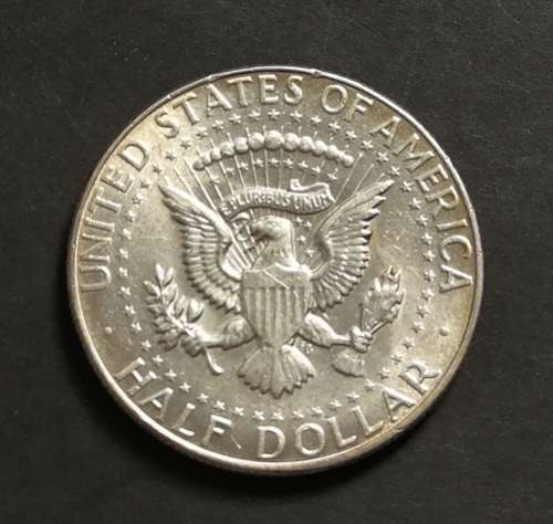 U S A 1968 D SILVER KENNEDY HALF DOLLAR **EXCELLENT**