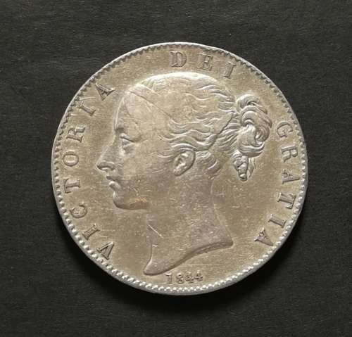 GREAT BRITAIN 1844 **SILVER** CROWN