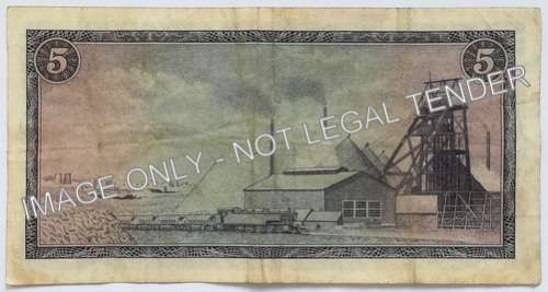 G RISSIK 5 RAND **REPLACEMENT NOTE** RARE