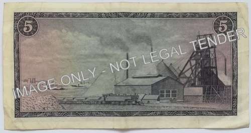 G RISSIK 5 RAND NOTE  RARE **FILLER**