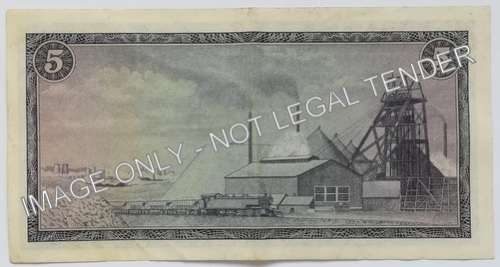 T W DE JONGH 5 RAND 1ST ISSUE