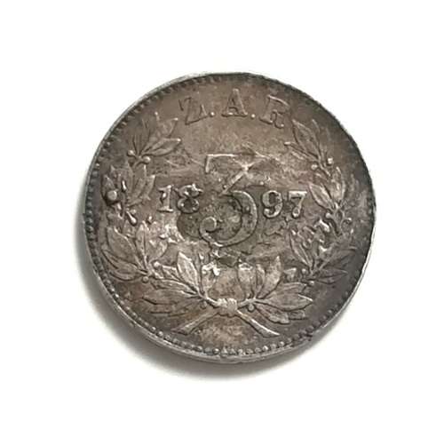 ZAR 1897 3 PENCE **FILLER**