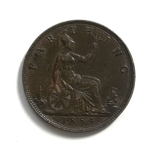 GREAT BRITAIN 1884 FARTHING