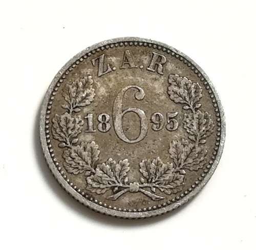 ZAR 1895 6 PENCE
