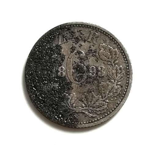 ZAR 1893 6 PENCE
