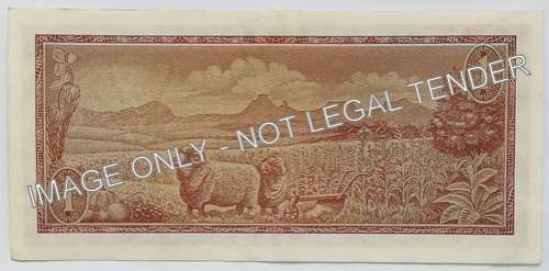 T W DE JONGH 2ND ISSUE 1 RAND **REPLACEMENT NOTE**