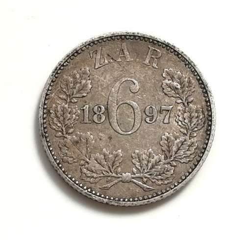 ZAR 1897 6 PENCE