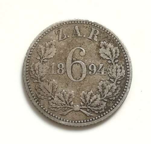 ZAR 1894 6 PENCE