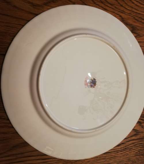 ROYAL ALBERT BONE CHINA ENGLAND **MOONLIGHT ROSE** CAKE PLATE 260MM